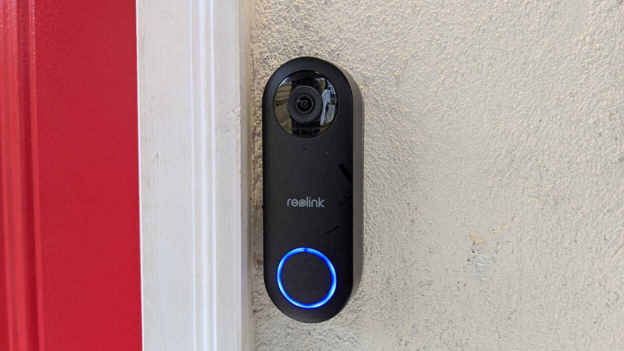 The Reolink Video Doorbell  on my home.