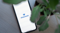 Deepseek logo on smartphone