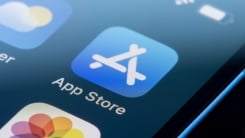 Apple app store icon on phone
