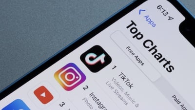 TikTok top app in the app store