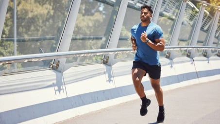 man running