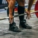 lifter preparing to lift weights