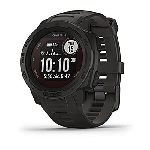 Garmin Instinct Solar Rugged Outdoor Smartwatch (Graphite)