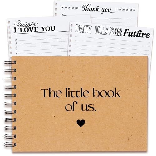 Relationship Journal for Couples - Relationship Journal, Anniversary Journal - Valentines Gifts for Him - Wedding Anniversary, Birthday Gifts for Husband Boyfriend - Couples Journal