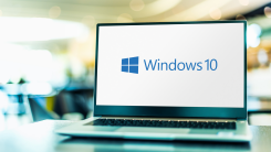 A laptop running Windows 10