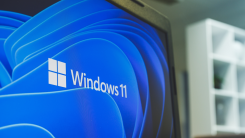 windows logo on a computer screen