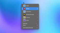 Using Default Browser to switch between browsers on the fly.