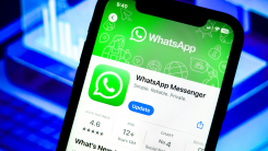 The WhatsApp App Store page on on an iPhone