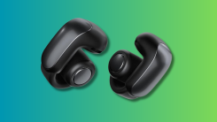 Bose Ultra Open on a teal and green gradient background.