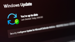 Windows update screen