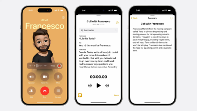 Call recording in use on the iPhone