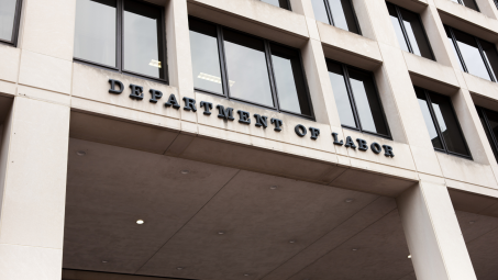 United Stated Department of Labor building in Washington DC