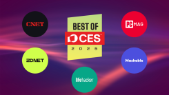CNET ZDNET lifehacker mashable PCMAG logos surring best of ces 2025